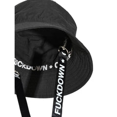 Chapeau de pêcheur pour homme en polyester noir Comme Des Fuckdown