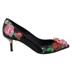 Dolce & Gabbana Pumps aus schwarzem Leder