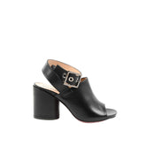 Sandale en cuir noir Dee Ocleppo