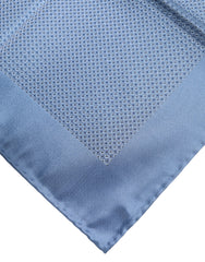 Foulard carré en soie bleu clair Dolce & Gabbana pour homme