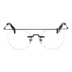 Monture de lunettes grise pour homme Yohji Yamamoto