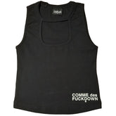 Haut en coton noir pour femme Comme Des Fuckdown