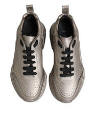 Baskets Dolce & Gabbana DAYMASTER argentées en cuir pour homme