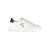 Baskets Calvin Klein en cuir blanc pour homme