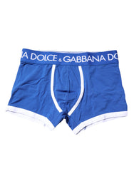 Dolce & Gabbana Boxershorts mit blauem Logobund