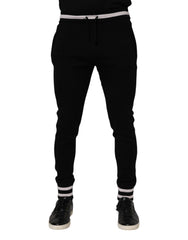Pantalon de jogging Dolce & Gabbana en coton noir pour homme