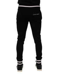 Pantalon de jogging Dolce & Gabbana en coton noir pour homme