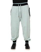 Pantalon de jogging Dolce & Gabbana vert clair en coton pour homme