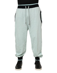Pantalon de jogging Dolce & Gabbana vert clair en coton pour homme