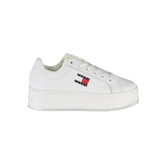 Baskets blanches en polyester Tommy Hilfiger
