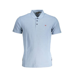 Polo Napapijri en coton bleu