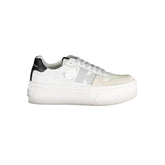 Baskets blanches en polyester Calvin Klein