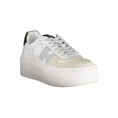 Calvin Klein Sneaker aus weißem Polyester