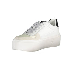 Calvin Klein Sneaker aus weißem Polyester