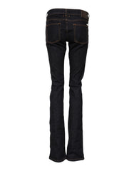 Jean skinny taille mi-haute en coton bleu foncé GF Ferre