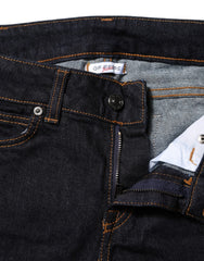 Jean skinny taille mi-haute en coton bleu foncé GF Ferre