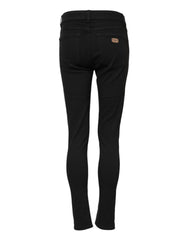 Jean slim en coton stretch noir Dolce & Gabbana