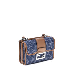 Fendi Baguette Denim-Schultertasche