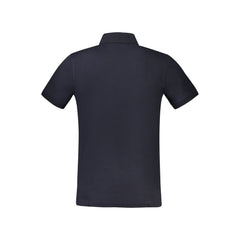 Polo Hugo Boss bleu en coton