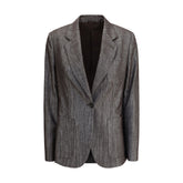 Blazer en tissu Lurex de Brunello Cucinelli