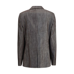 Blazer en tissu Lurex de Brunello Cucinelli