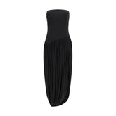 Ferragamo Black Viscose Cocktail Dress - IT40 | M