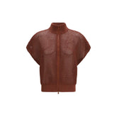 Brunello Cucinelli Bordeaux Cotton Sweatshirt