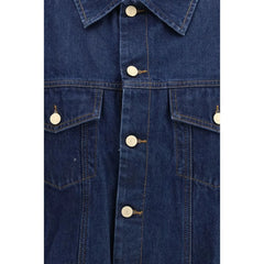 7FOR Blue Cotton Denim Jacket - XS
