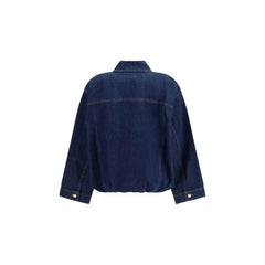 7FOR Blue Cotton Denim Jacket - XS