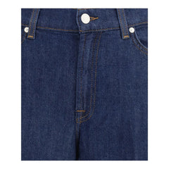 7FOR Blue Cotton Jeans Denim - Jeans