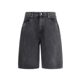 7FOR Denim Caviar Shorts - Bermudas