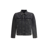 7FOR Gray Cotton Denim Jacket