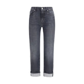 7FOR Relaxed Skinny Slim Illusion Jeans - Jeans