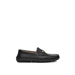 Mocassin Bally en cuir noir