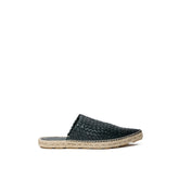 Espadrilles en cuir vert Bottega Veneta