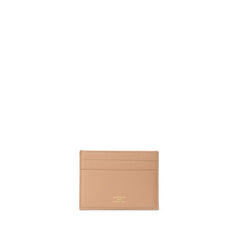 Porte-cartes Balenciaga en cuir beige