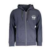 Pull en coton bleu La Martina pour homme