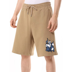 Comme Des Fuckdown Short en coton marron