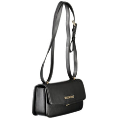 Mario Valentino Schwarze Polyethylen-Damenhandtasche