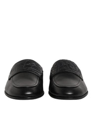 Mocassins Dolce & Gabbana en cuir de veau noir