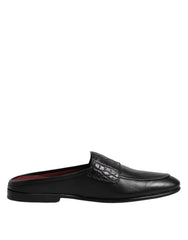 Mocassins Dolce & Gabbana en cuir de veau noir
