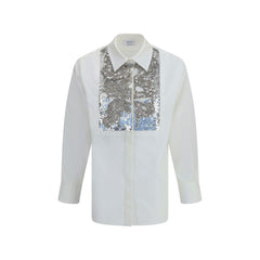 Chemise Alexander McQueen brodée de cristaux