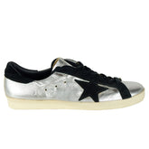 Baskets Golden Goose en cuir de veau gris