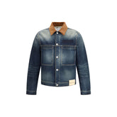 Veste en jean Alexander McQueen