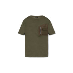 Balmain Green Cotton T-Shirt