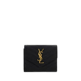 Saint Laurent Cassandre Matelassé Wallet