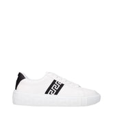 Baskets Versace en cuir blanc