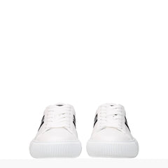 Baskets Versace en cuir blanc
