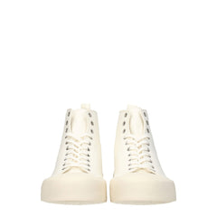 Jil Sander Beige Fabric High Tops