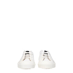 Givenchy White Leather Low Tops